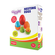 Giggles Nesting Eggs Sorting and Stacking Learning Toy for Toddlers