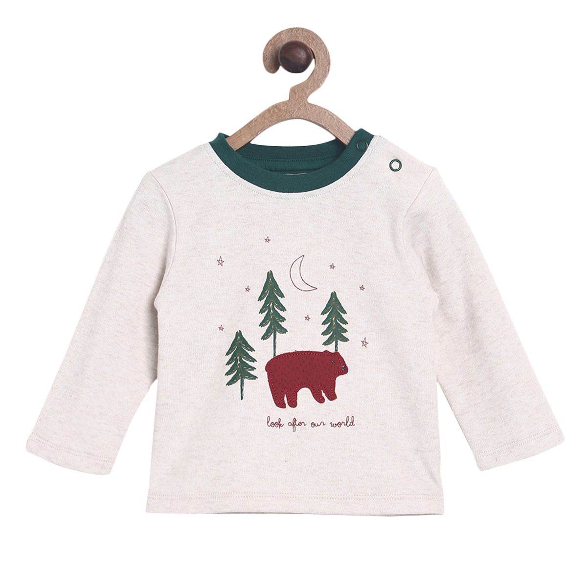 Multicolour T-Shirt & Knit Bottom