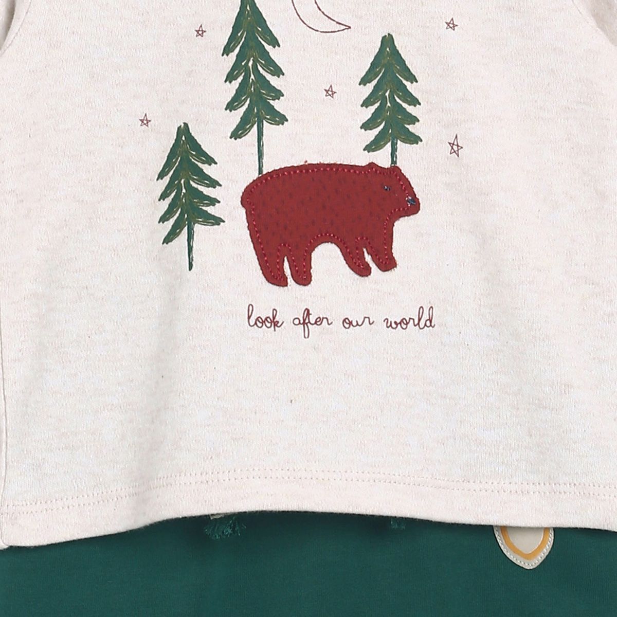 Multicolour T-Shirt & Knit Bottom