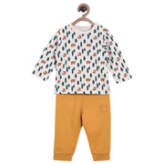 Multicolour T-Shirt & Knit Bottom