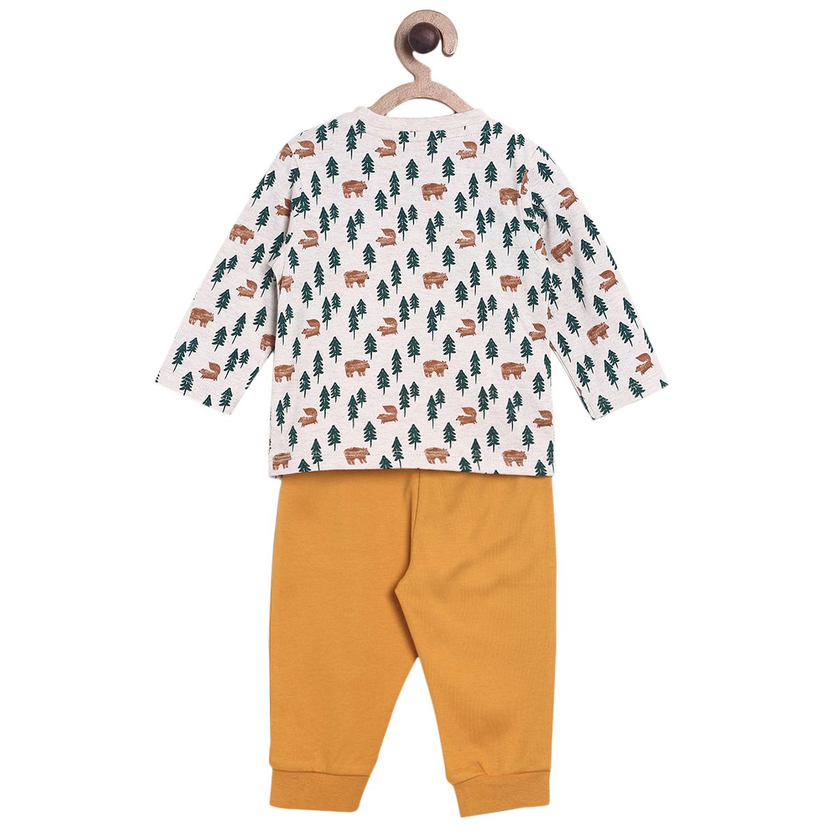 Multicolour T-Shirt & Knit Bottom