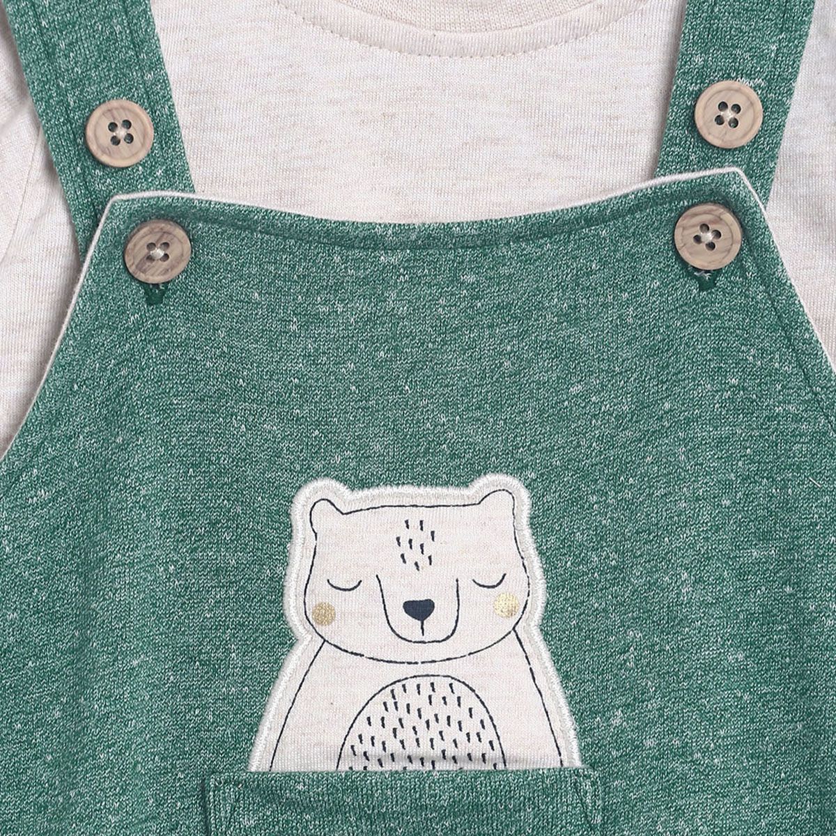Multicolour Dungaree Set