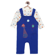 Blue Dungaree Set