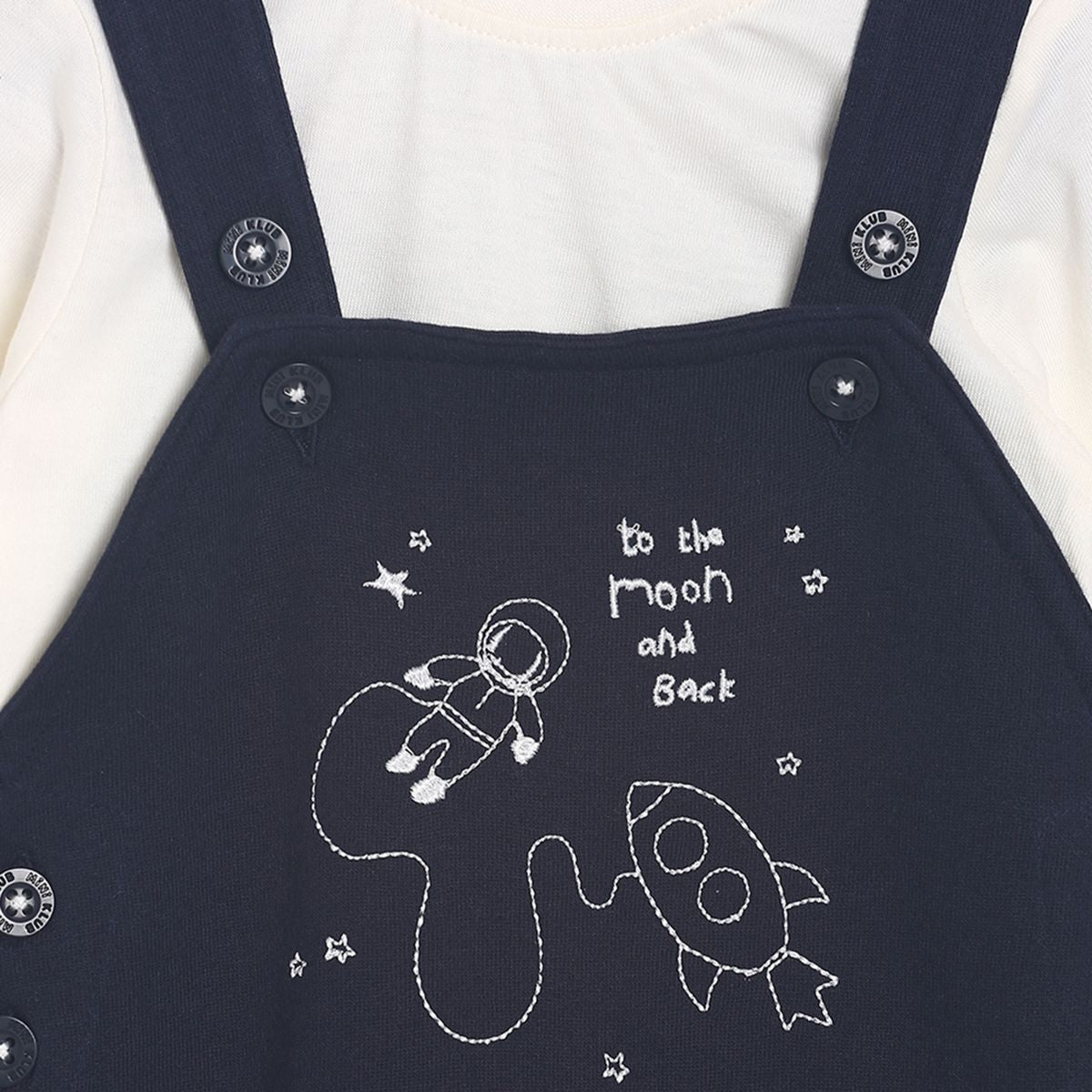 Navy Dungaree Set