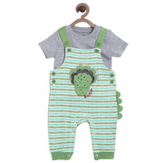 Multicolour Dungaree Set