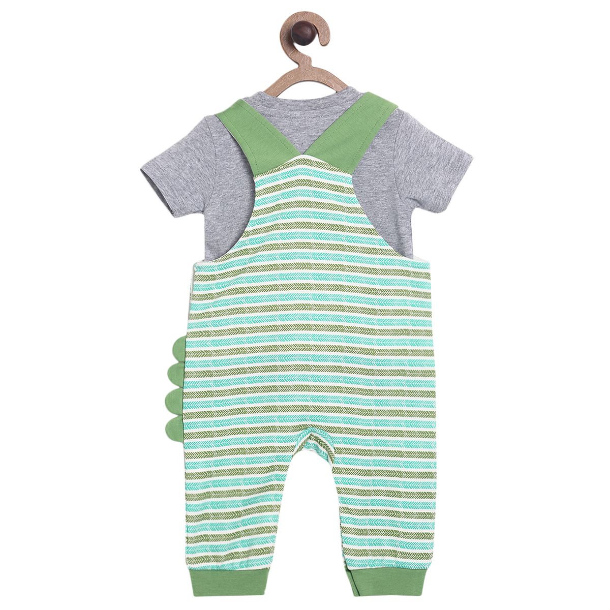 Multicolour Dungaree Set