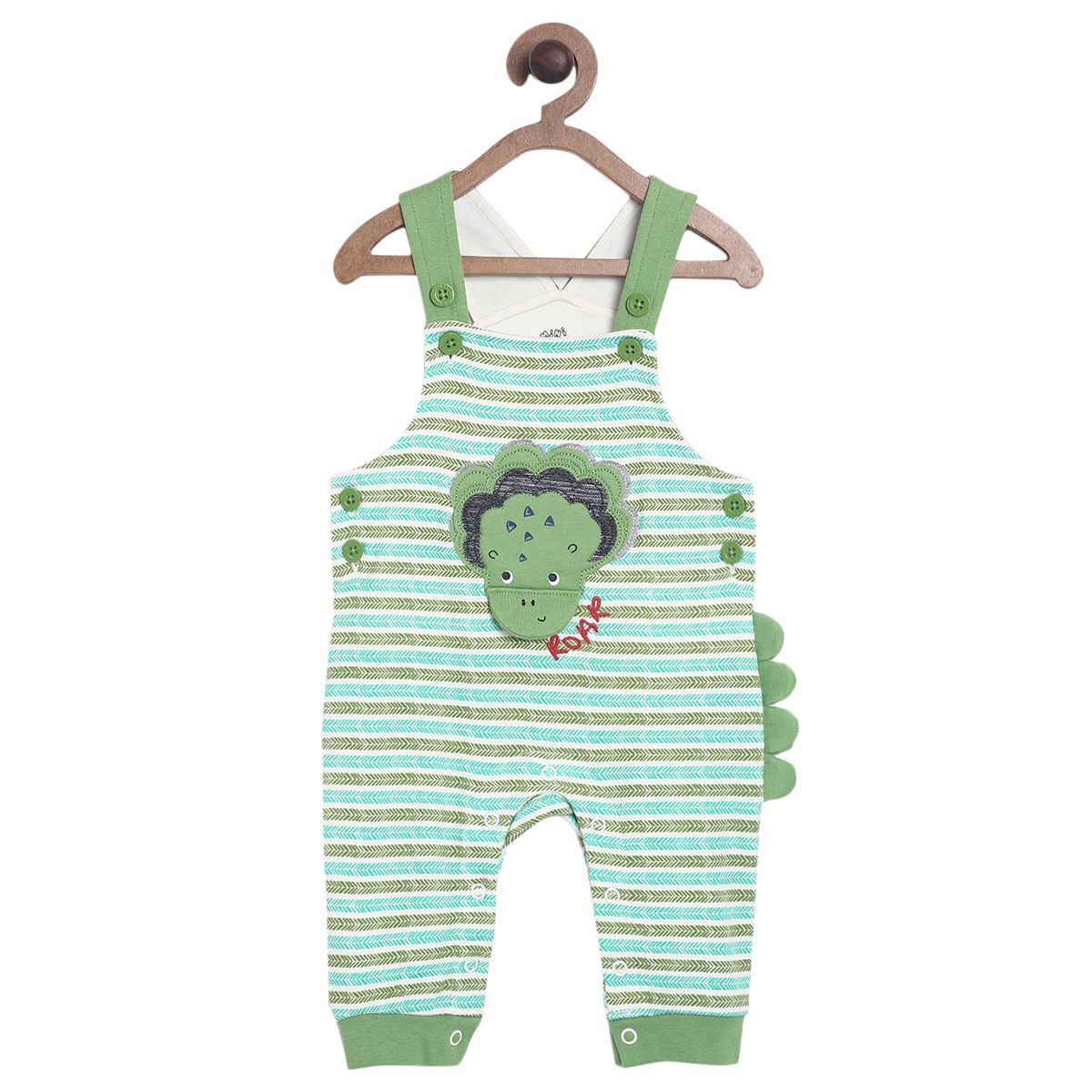 Multicolour Dungaree Set