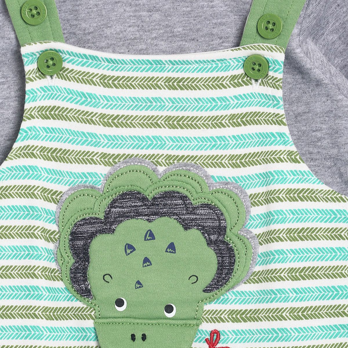 Multicolour Dungaree Set