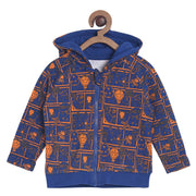 Pack of 1 sweatshirt - midnightblue & orange for 0-3 Months