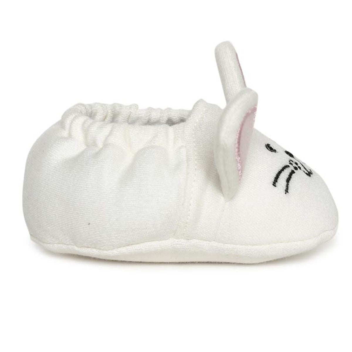 Baby Girls Bunny Face Soft Booties