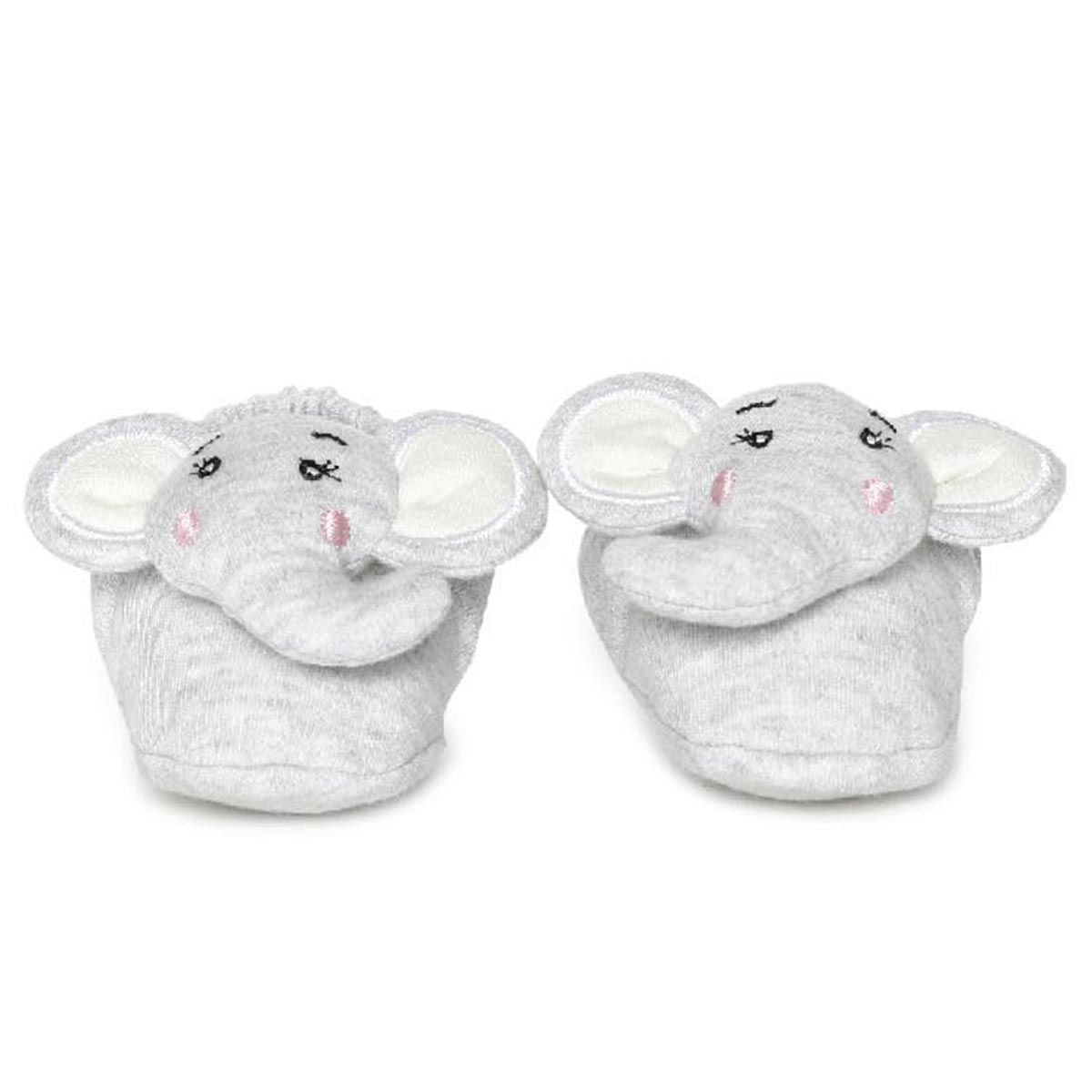 Baby Girls Mouse Face Soft Booties