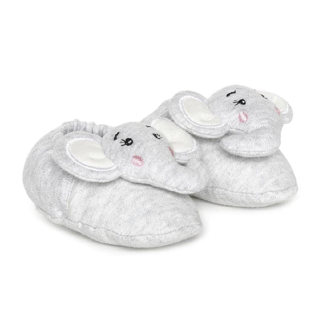 Baby Girls Mouse Face Soft Booties