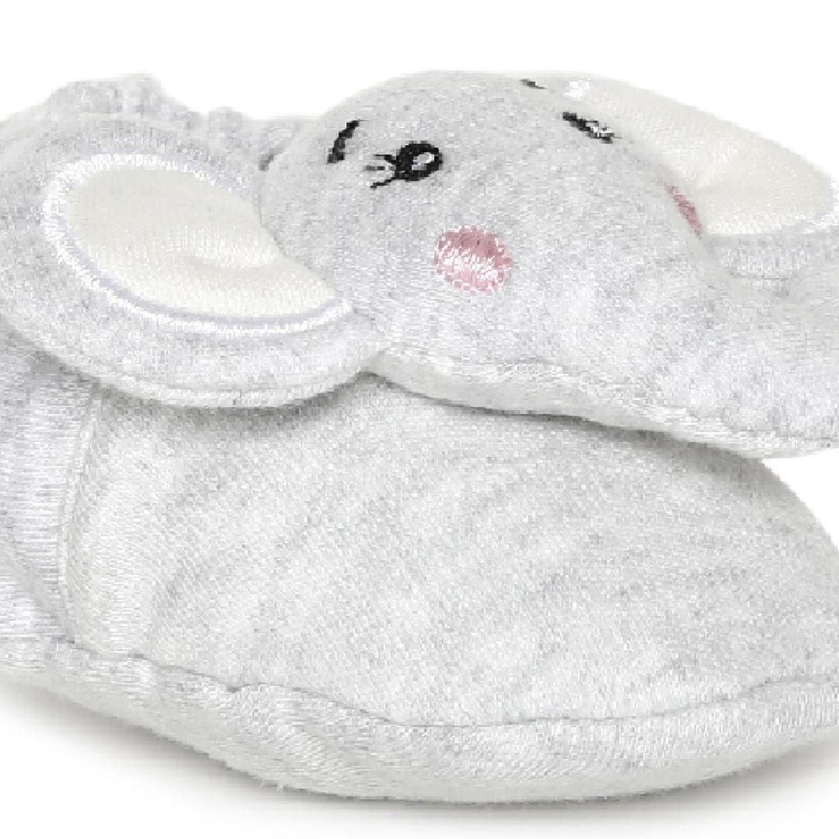 Baby Girls Mouse Face Soft Booties