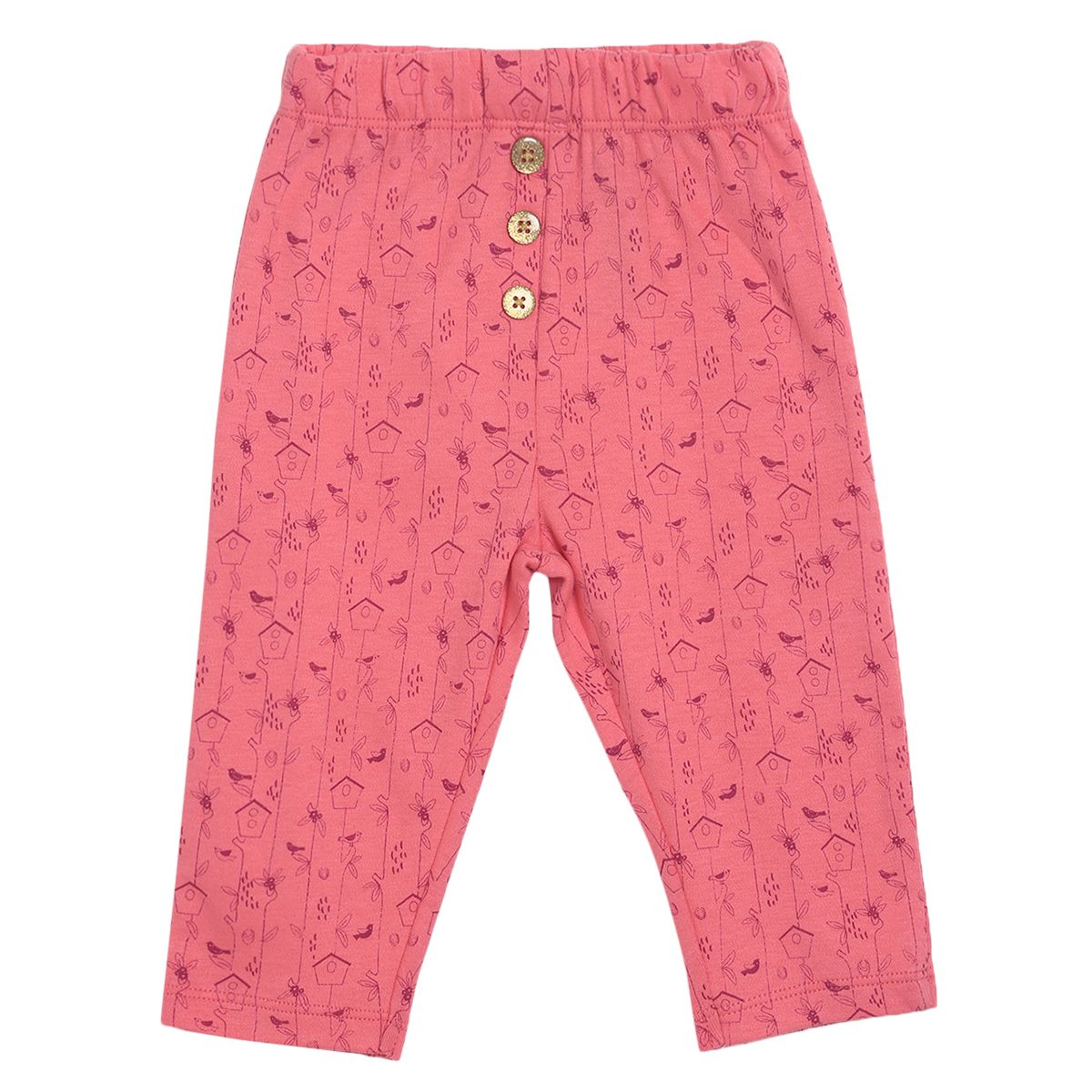 Pink Top & Knit Bottom