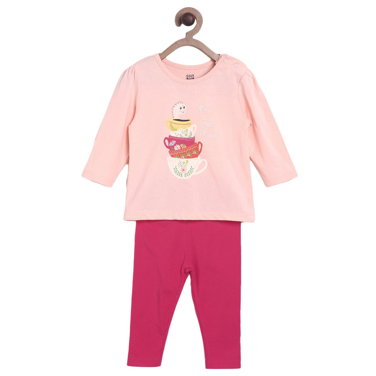 Multicolour Top & Knit Bottom