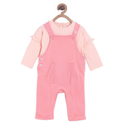 Pink Dungaree Set