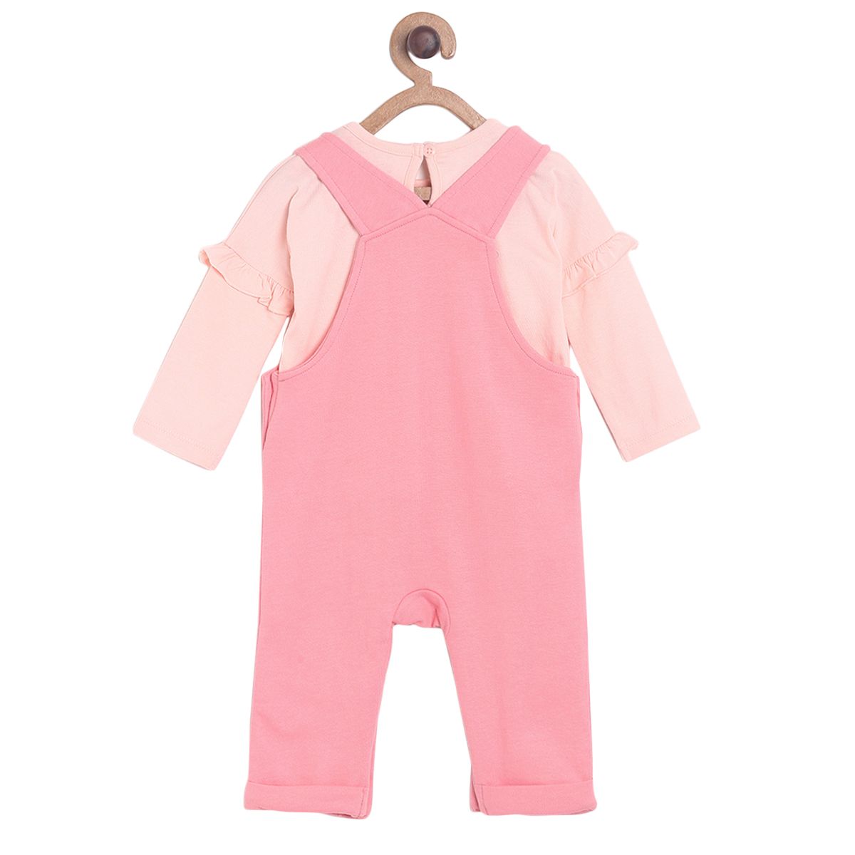 Pink Dungaree Set