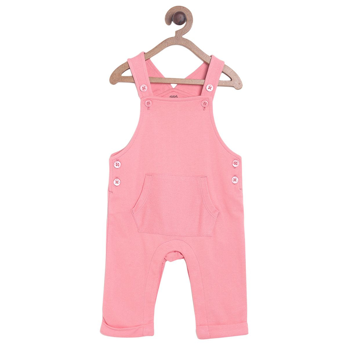 Pink Dungaree Set