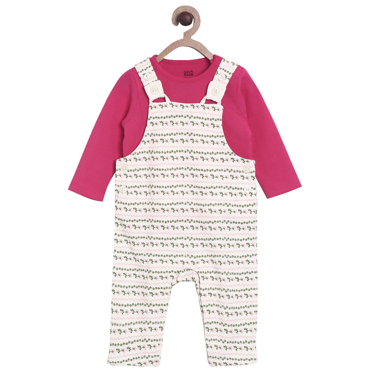 Multicolour Dungaree Set