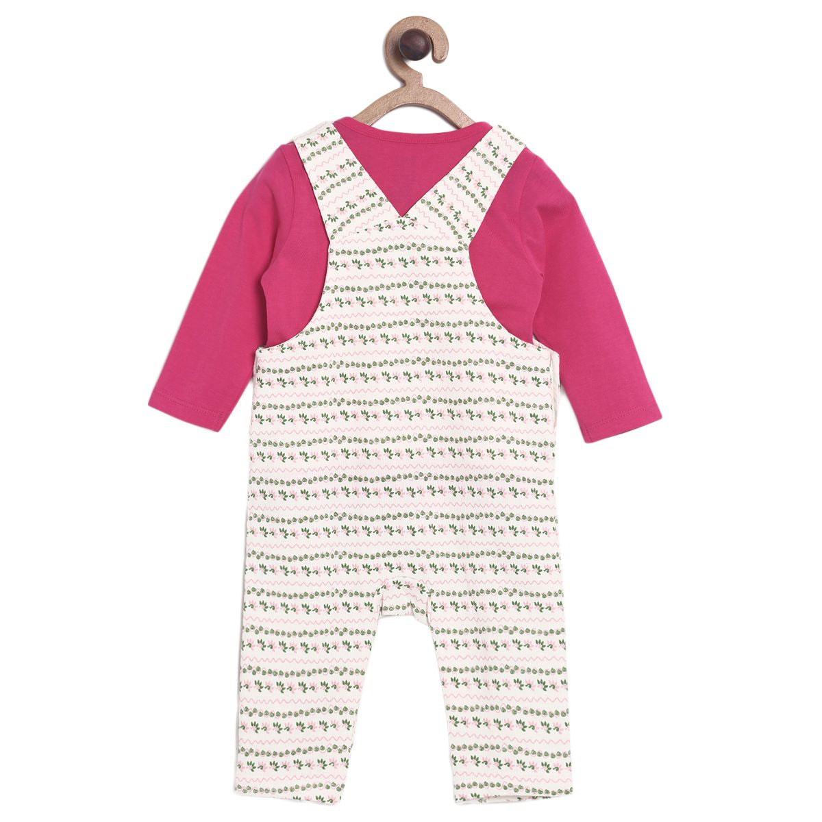 Multicolour Dungaree Set