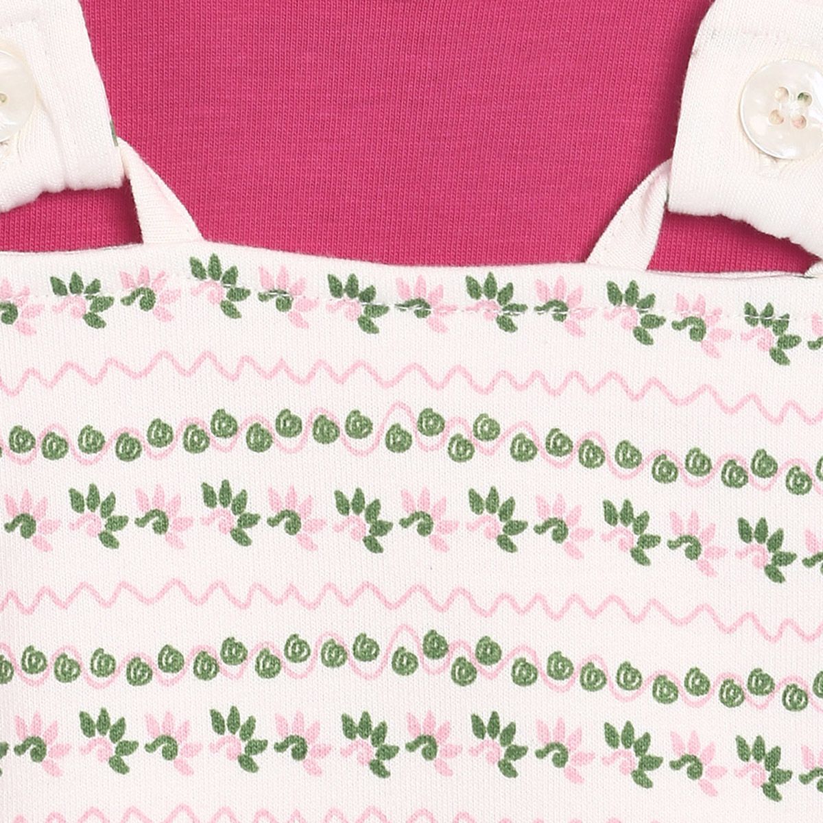 Multicolour Dungaree Set