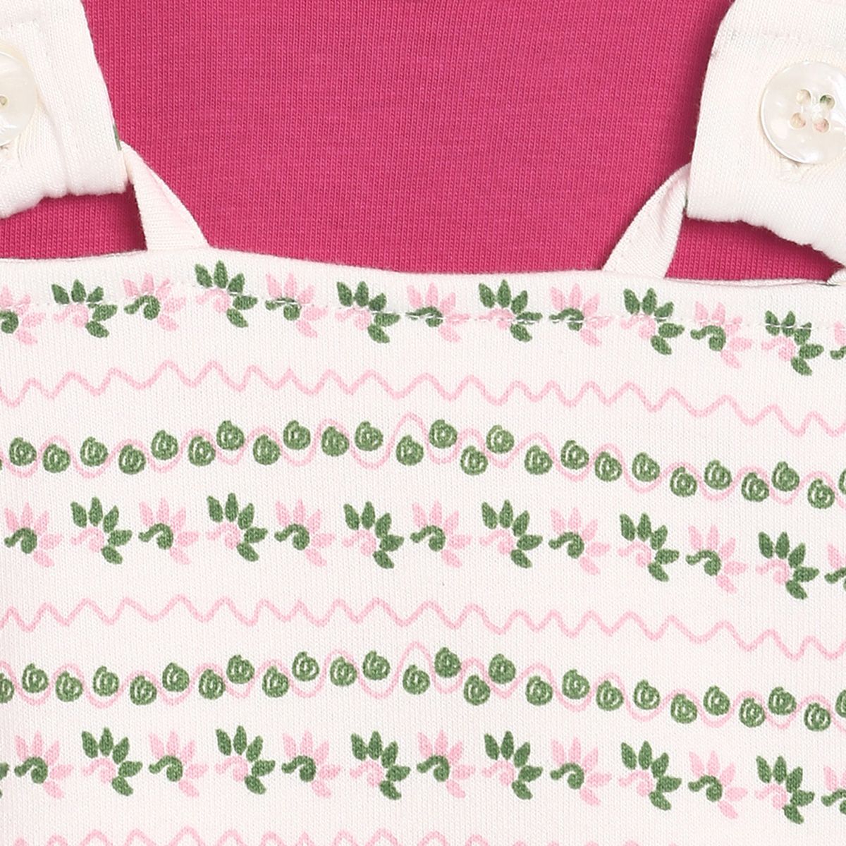 Multicolour Dungaree Set