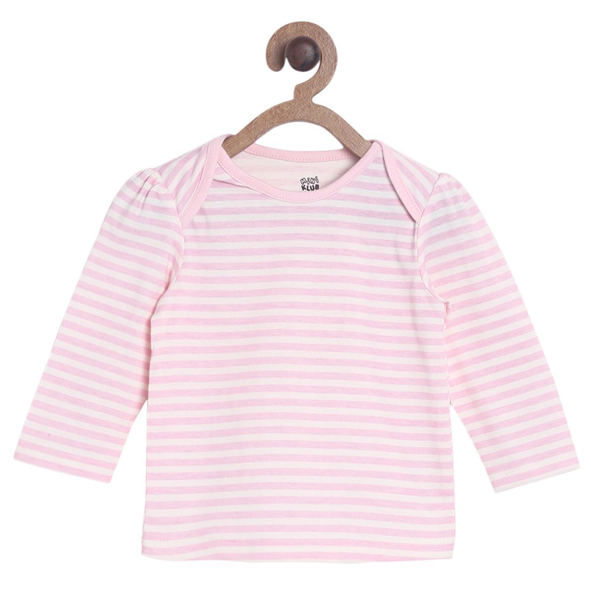 Baby Girls Animal Print and Striped T-Shirt Pack of 3, Pink and White