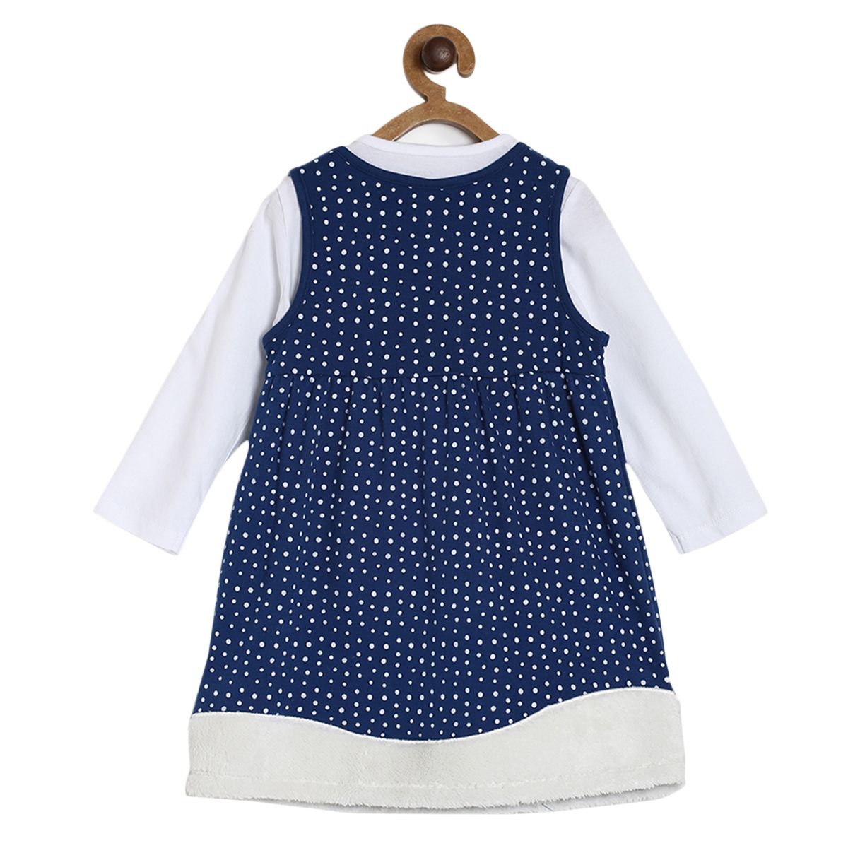 Christmas Blue Pinny Set