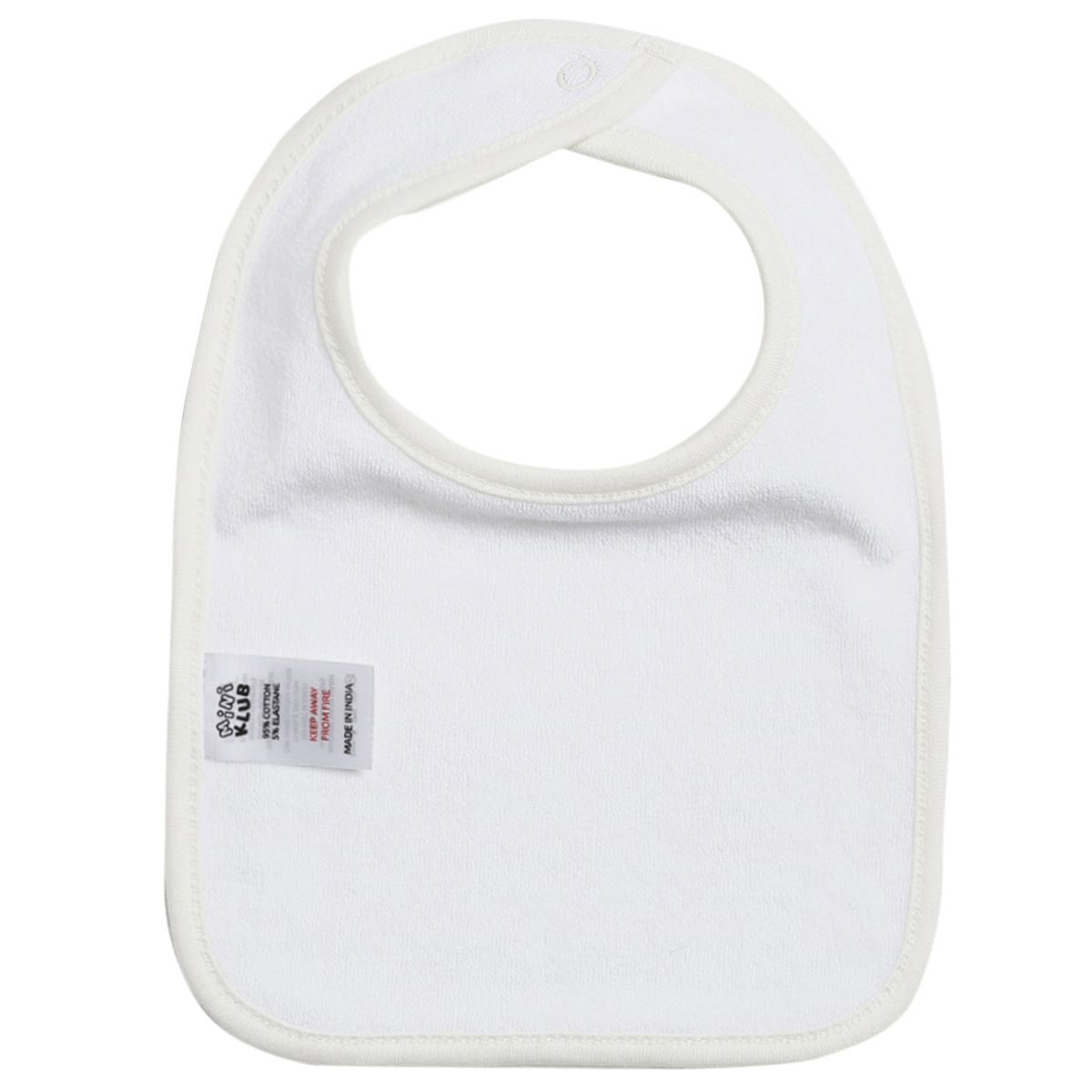 Baby Unisex Printed Cotton Feeding Bib
