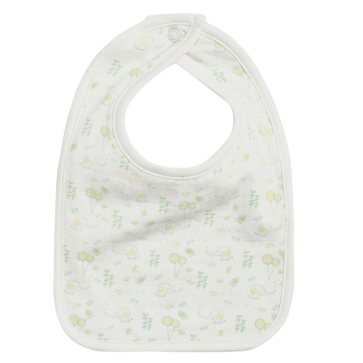 Baby Unisex Printed Cotton Feeding Bib