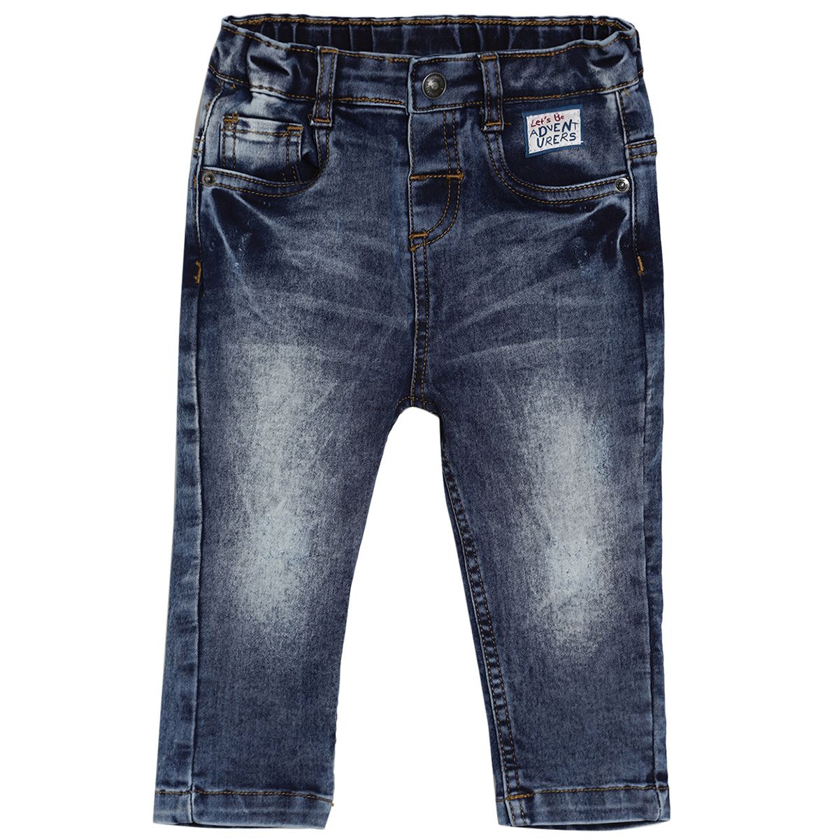 Mid Wash Denim Pant