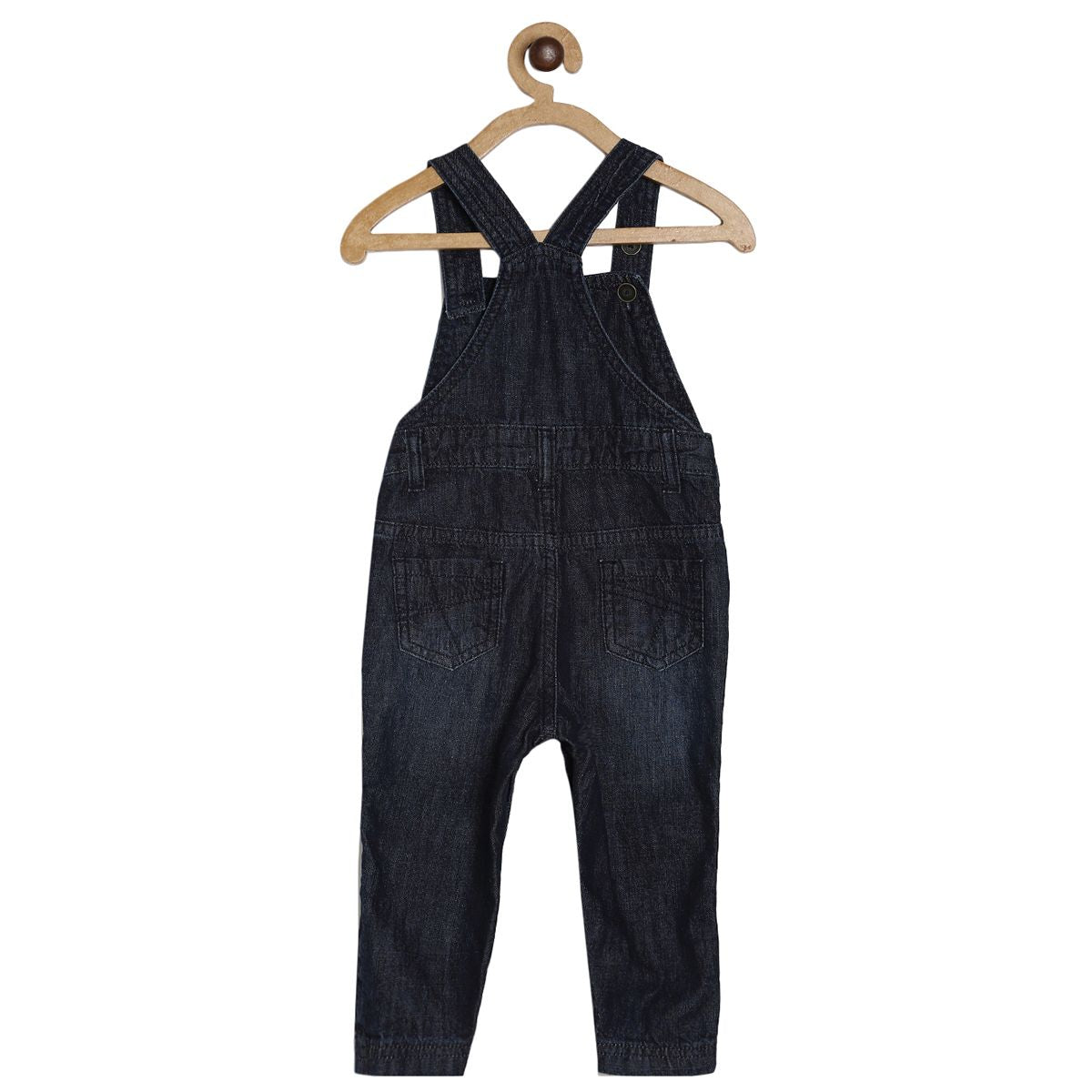 Mid Wash Dungaree Set