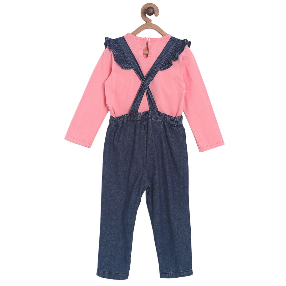 Blue Dungaree Set