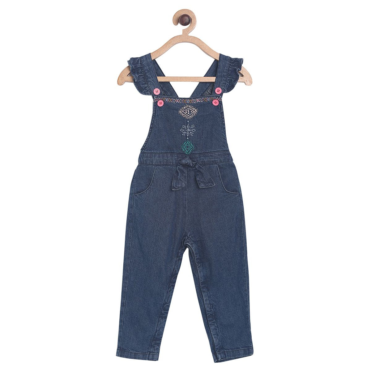Blue Dungaree Set
