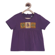 Purple Knit Top