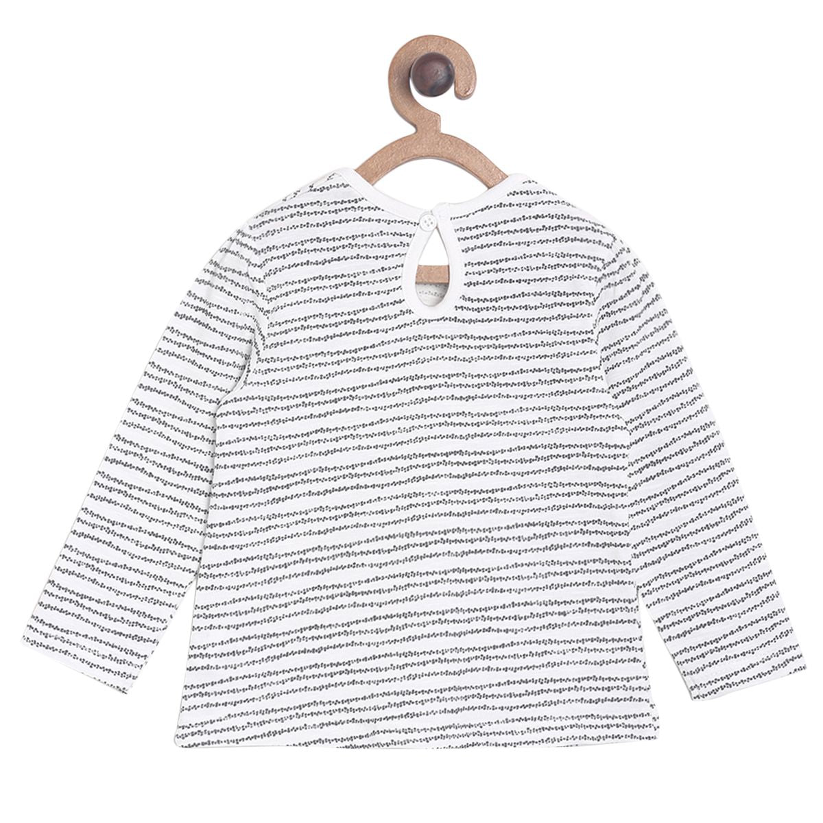 Baby Girls Printed Full Sleeve Top, Pink