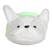 Baby Unisex Grey Cotton Blend Cat Face Booties Pack of 1 Pair Soft Slip-On Everyday Footwear