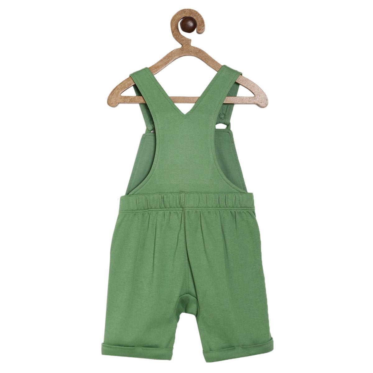 Stone Green Dungaree Set