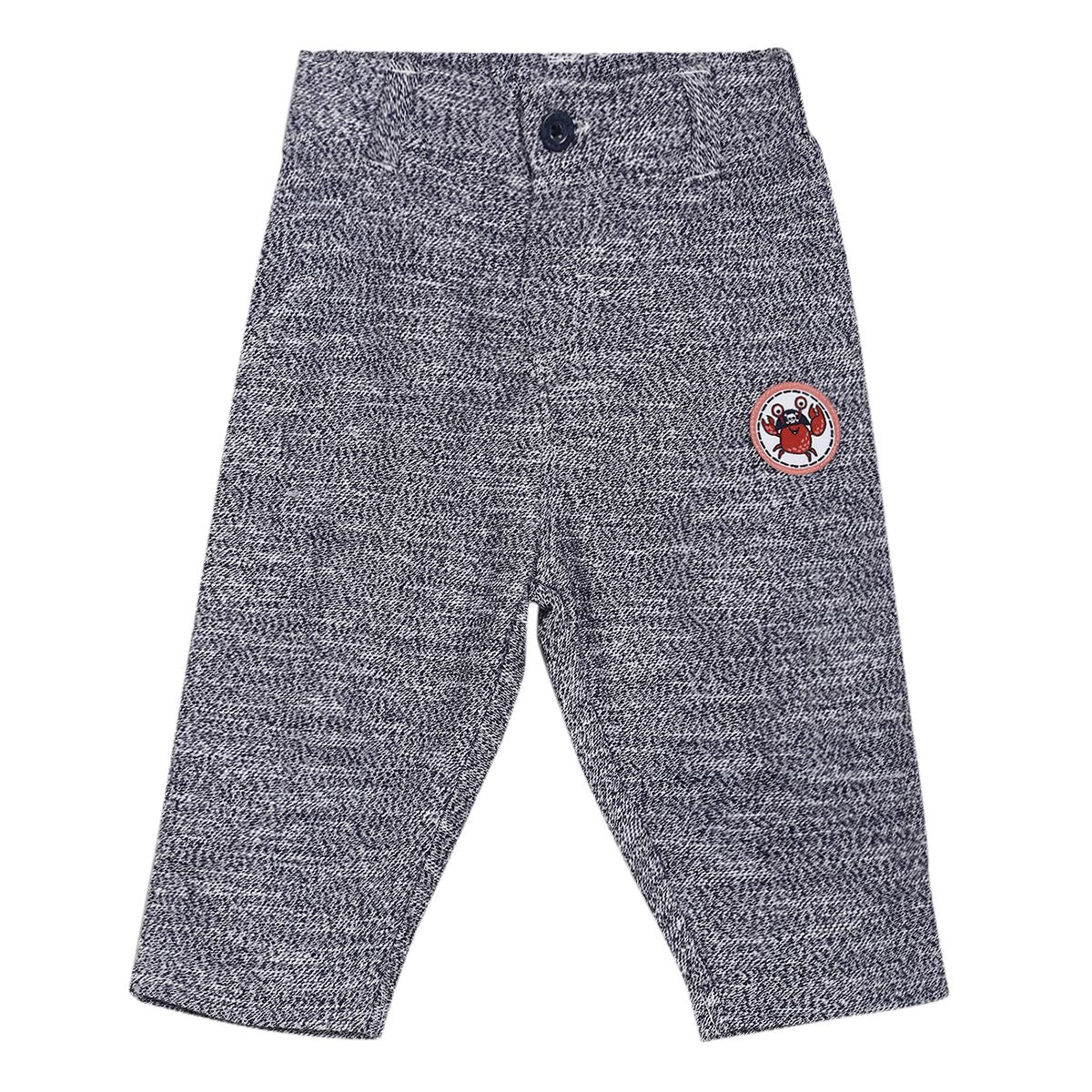 Pack of 1 knit shorts - medieval blue for 0-3 Months