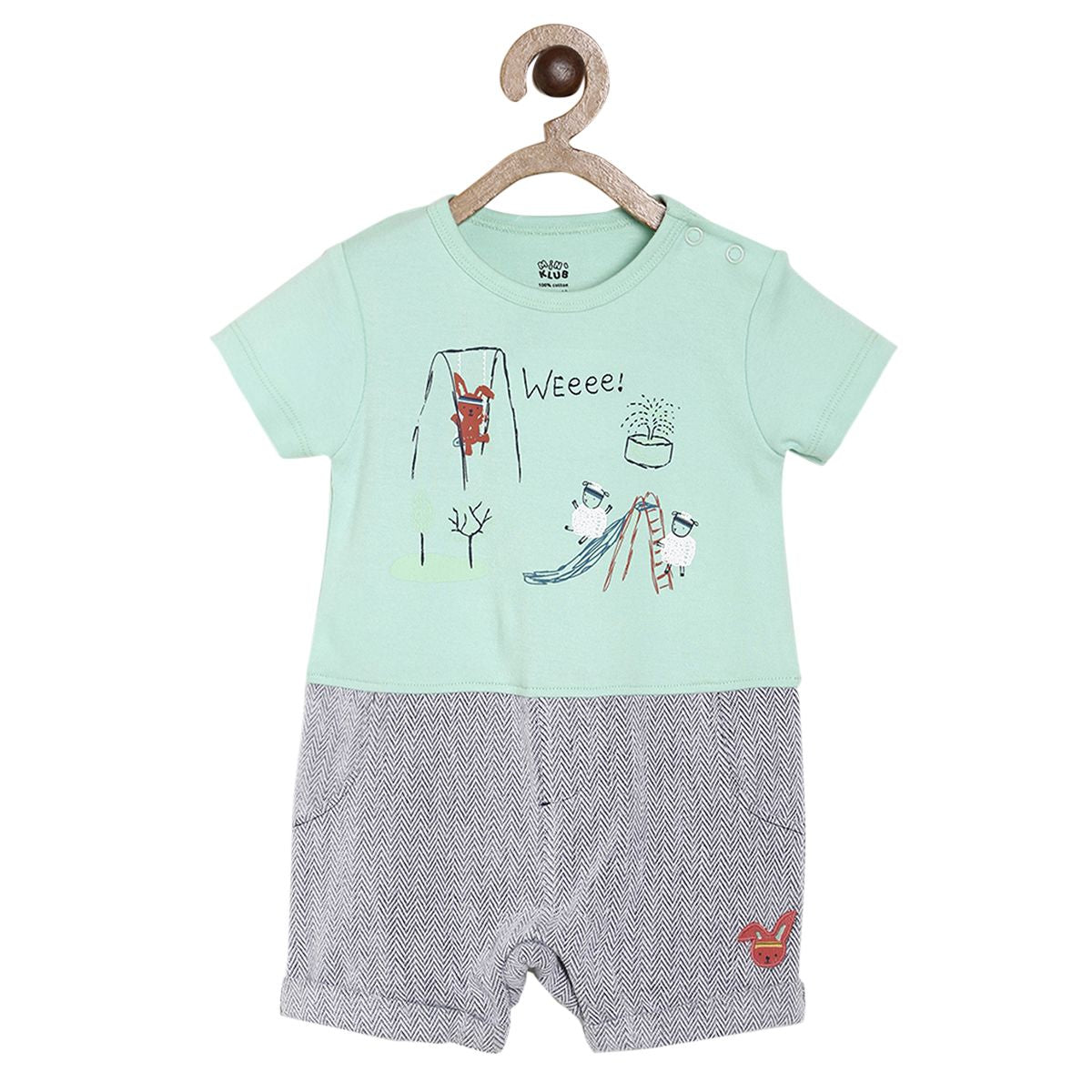 Green Mist Romper