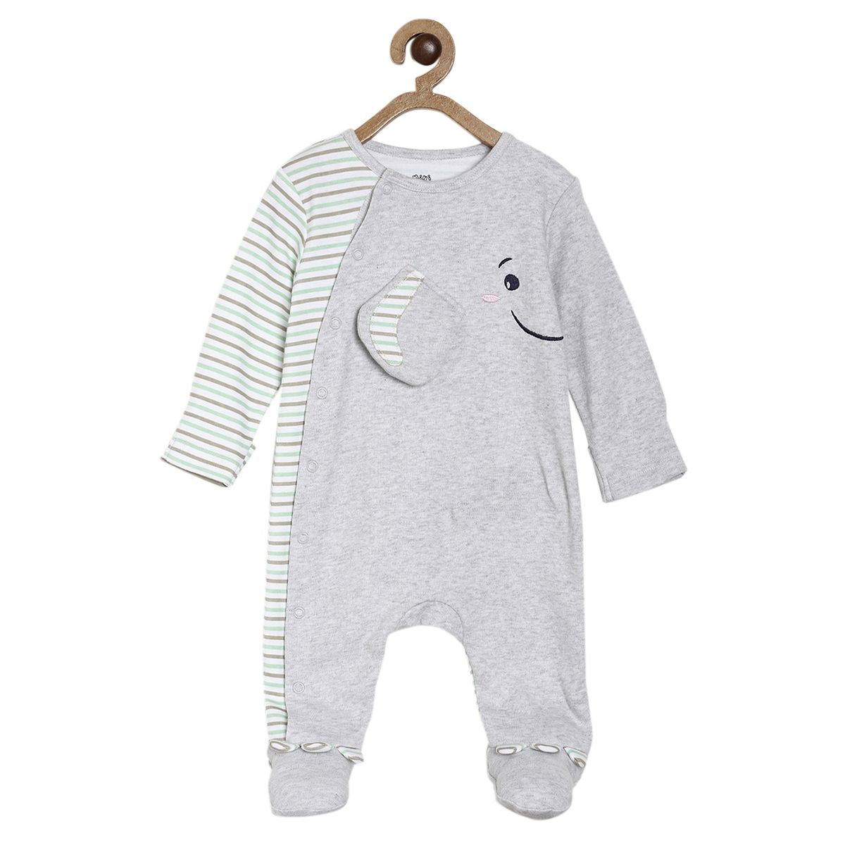 Grey Marl Sleep Suit