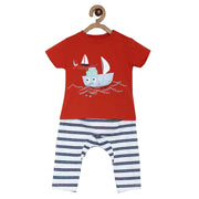 Multi T-Shirt & Knit Bottom