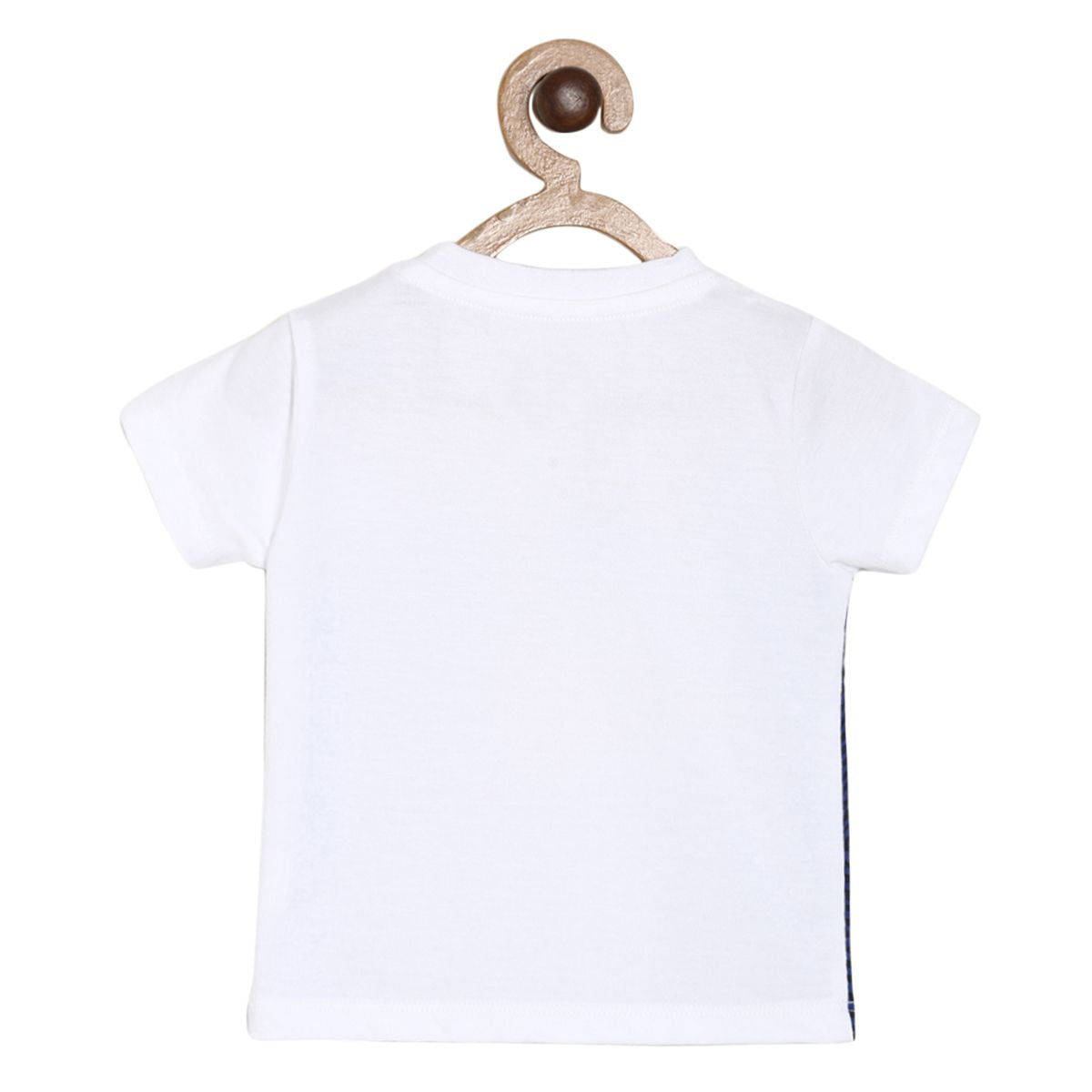 Pack of 1 knit t-shirt - bright white for 0-3 Months