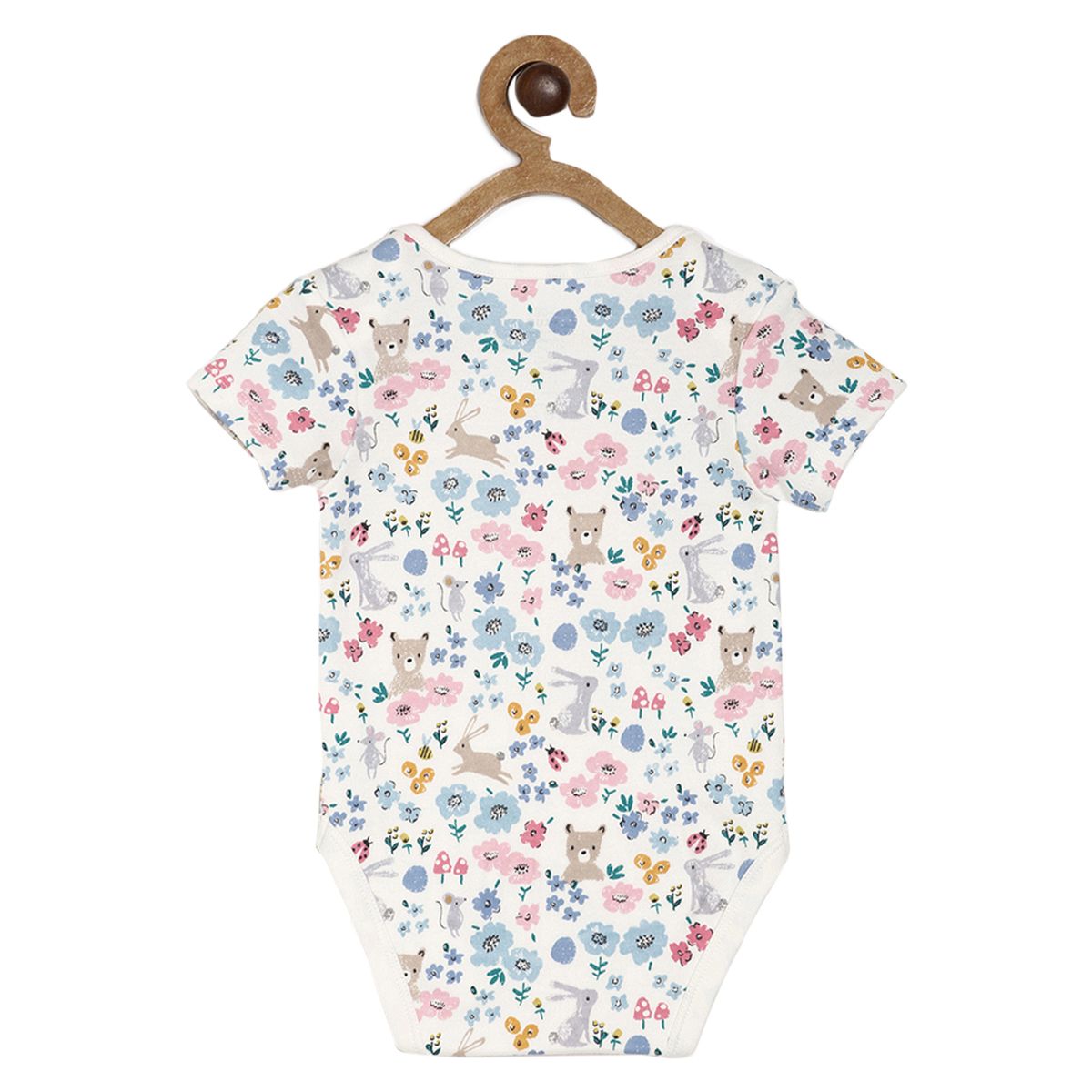 Pack of 3 bodysuit - white & blue for New Born