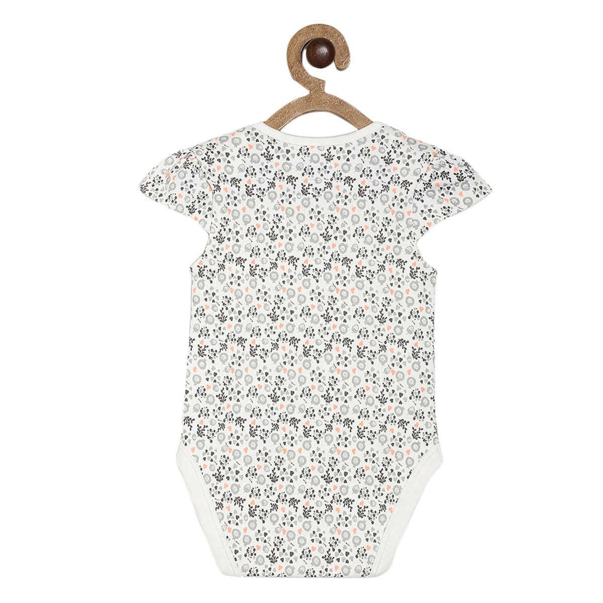 Baby Girls Animal Print and Striped Bodysuits Pack of 3, White and Black