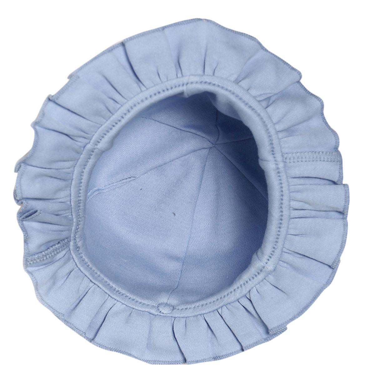 Baby Girls Solid Cap, Blue