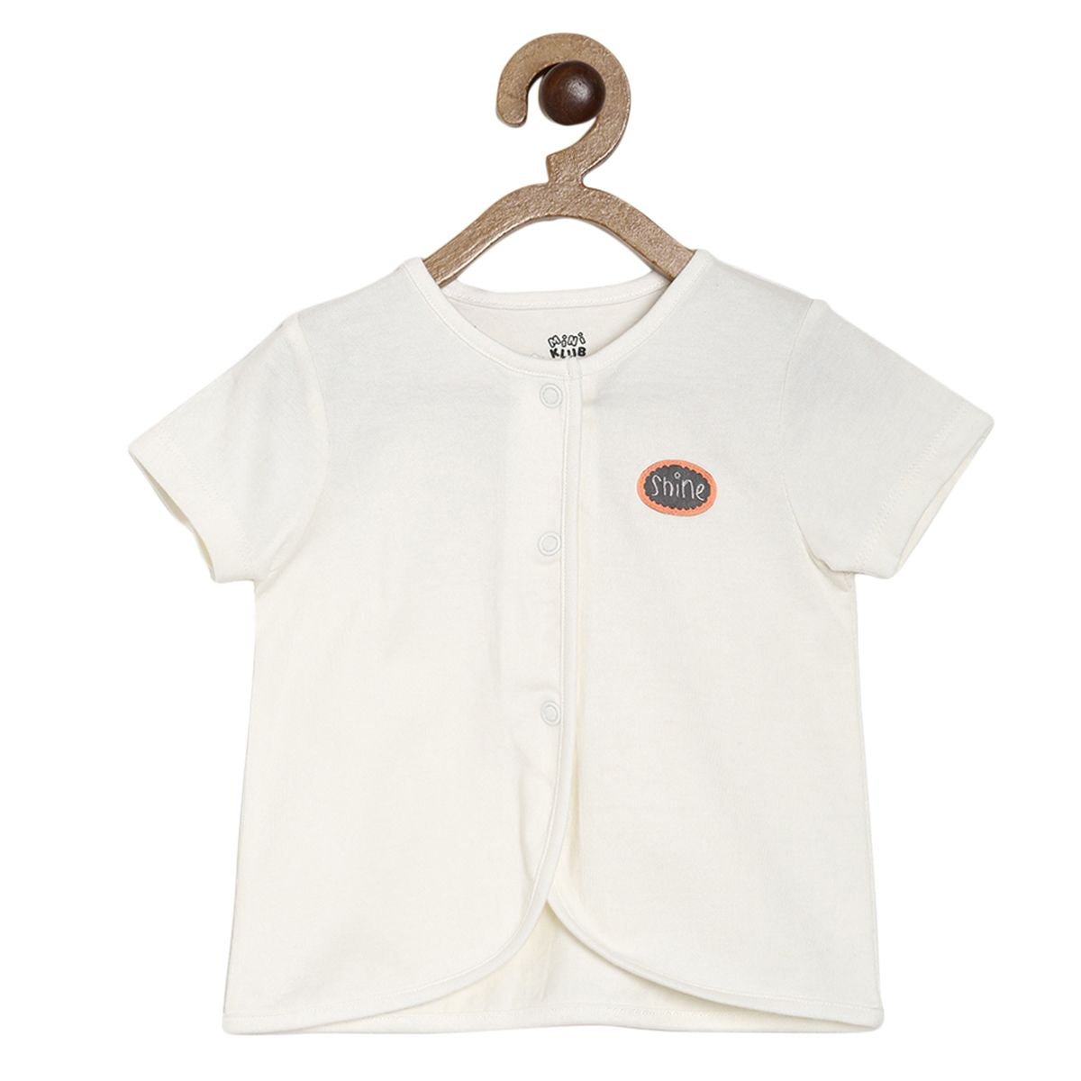 Pack of 3 front open vest - pure white & grey for 0-3 Months