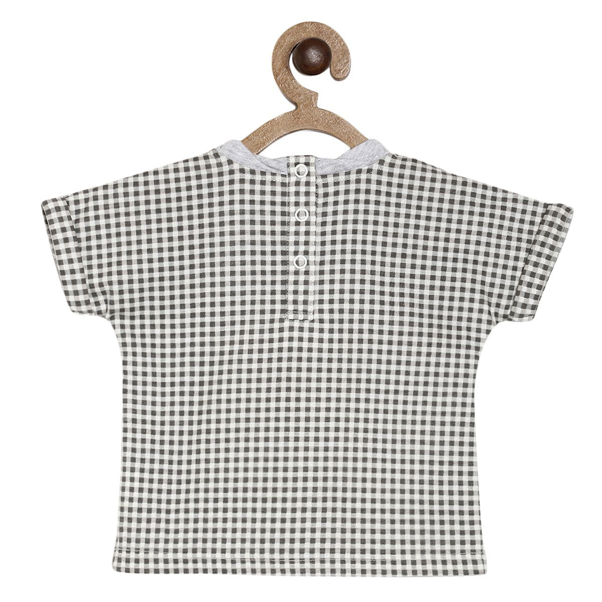 Pack of 1 knit top - grey marl for 0-3 Months