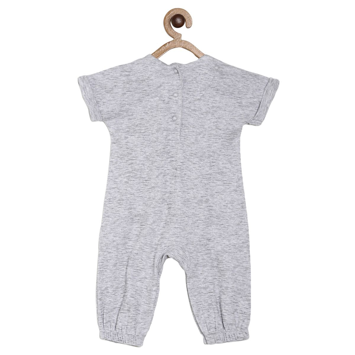 Pack of 1 romper - grey marl for 0-3 Months