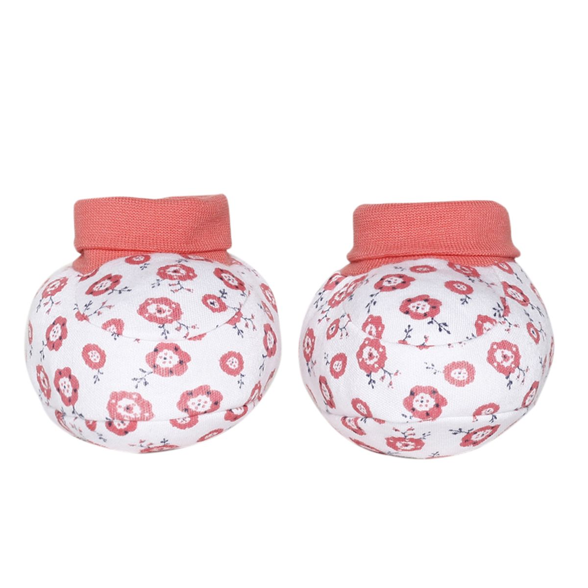 Baby Girls Pink Cotton Animal Face Feeding Bib